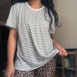 100% Cotton Soft Striped Tee